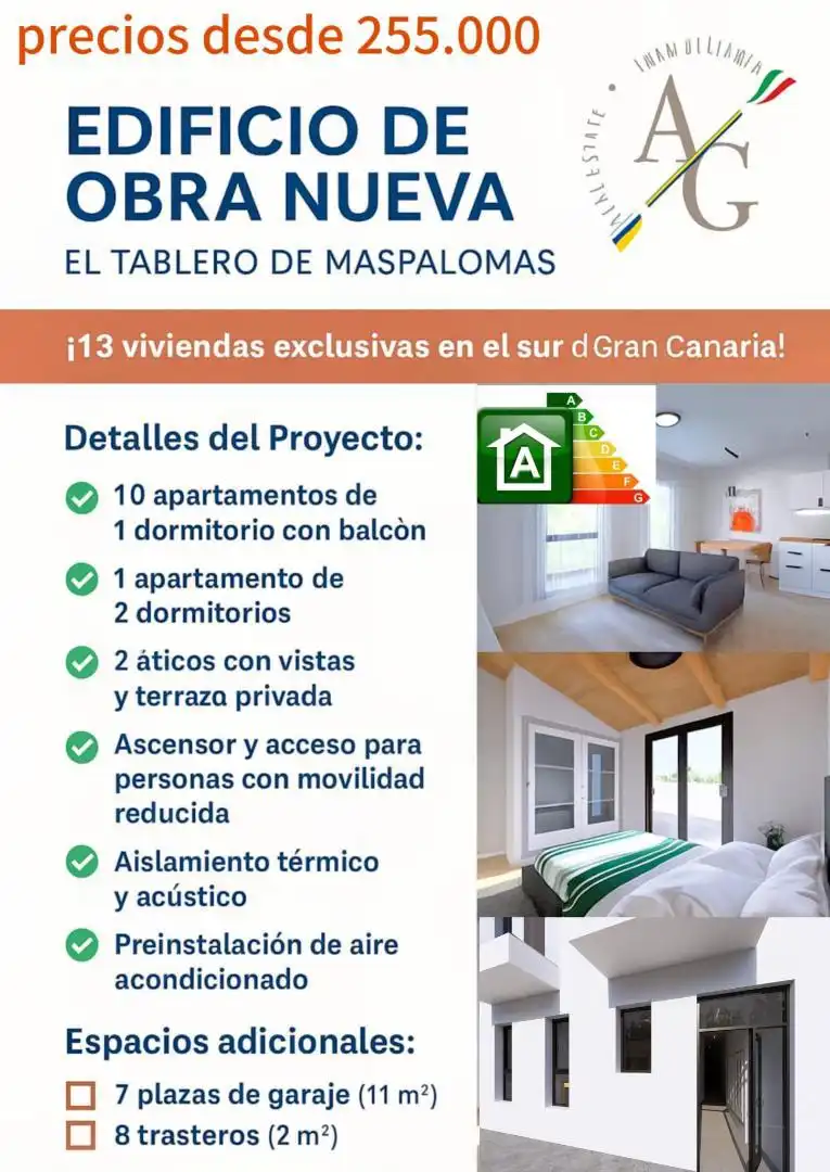 Piso en venta en Desconocido, 52, El Tablero Jardín de Piso en venta en San Bartolomé de Tirajana con Trastero, Parking comunitario y Balcón