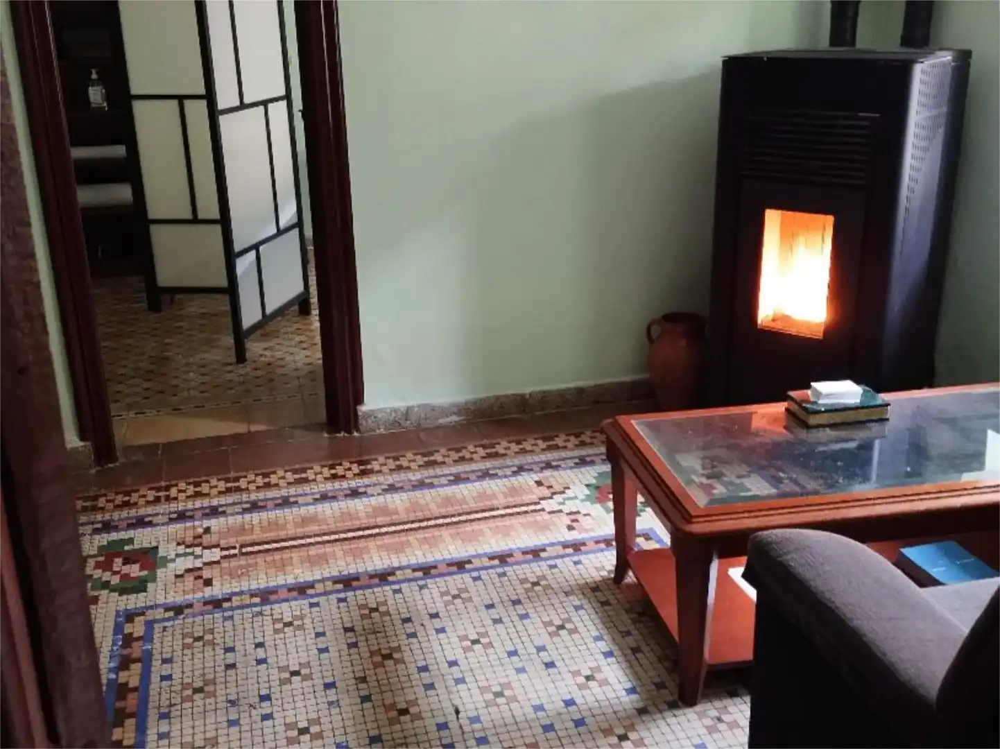 Flat for sale in Calle Mayor, 21, Cervatos de la Cueza Living room of Flat for sale in Cervatos de la Cueza with Heating, Storage room and Furnished