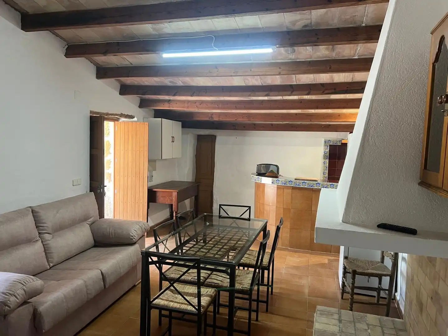 Finca rústica de alquiler en Ciutat d'Alcúdia Comedor de Finca rústica de alquiler en Alcúdia con Aire acondicionado, Jardín privado y Terraza