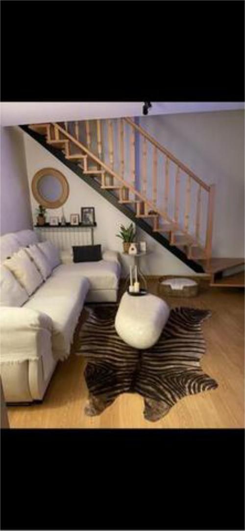 Living room of Flat to rent in  Zaragoza Capital  with Heating, Terrace and Furnished