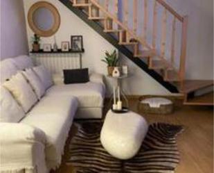 Living room of Flat to rent in  Zaragoza Capital  with Heating, Terrace and Furnished