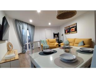 Living room of Flat to rent in Petrer  with Parquet flooring, Terrace and Furnished