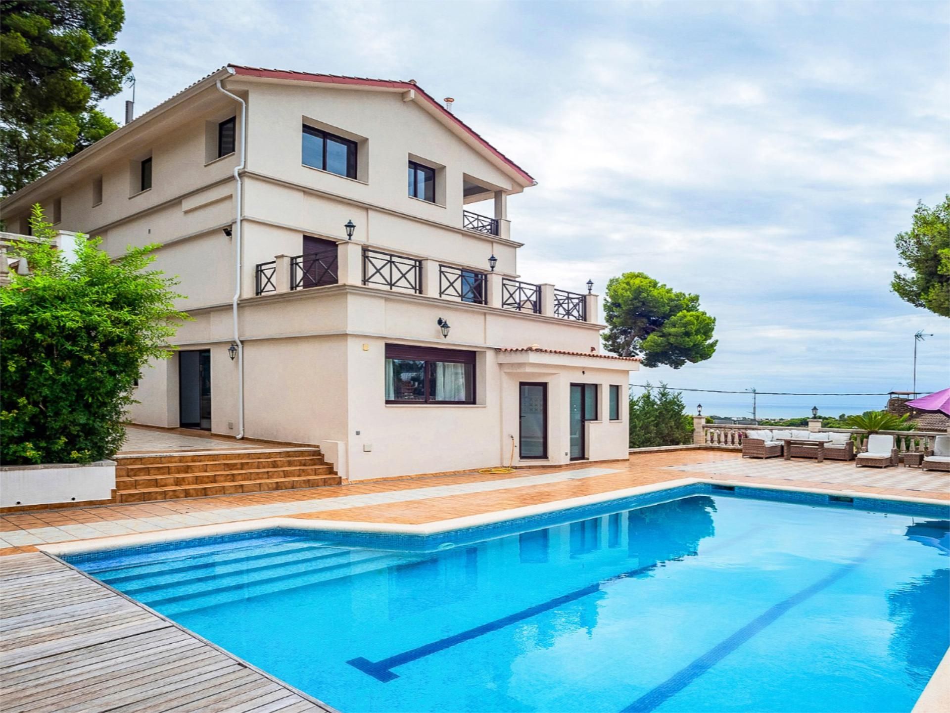 Swimming pool of Flat for sale in Castelldefels  with Air Conditioner, Terrace and Swimming Pool