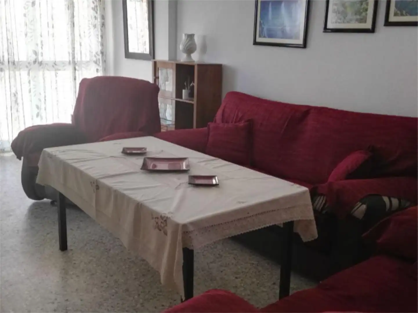 Piso de alquiler en Calle Pez Espada, 29, Barbate ciudad Sala de estar de Piso de alquiler en Barbate con Terraza, Piscina y Amueblado