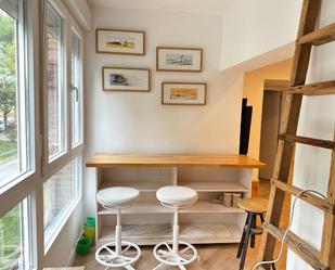 Dining room of Flat to rent in  Madrid Capital  with Air Conditioner, Heating and Furnished