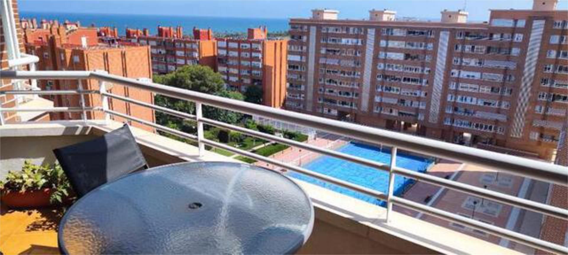 Piscina de Pis de lloguer en Alicante / Alacant amb Calefacció, Jardí privat i Terrassa