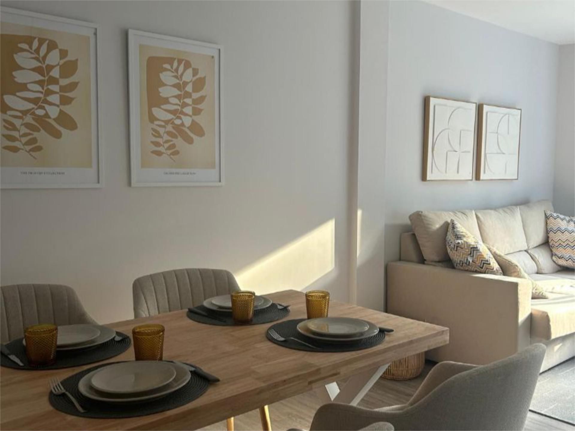 Dining room of Apartment to rent in Boiro  with Heating, Parquet flooring and Furnished