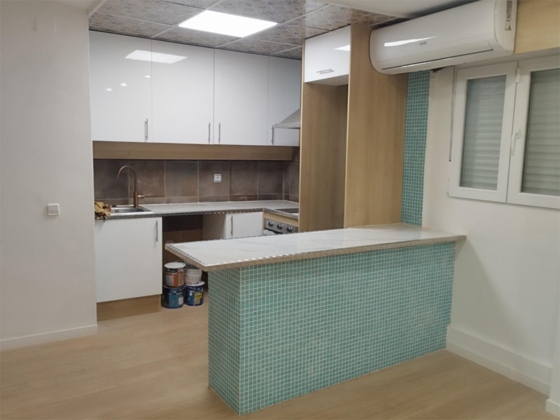 Kitchen of Flat for sale in  Barcelona Capital  with Air Conditioner