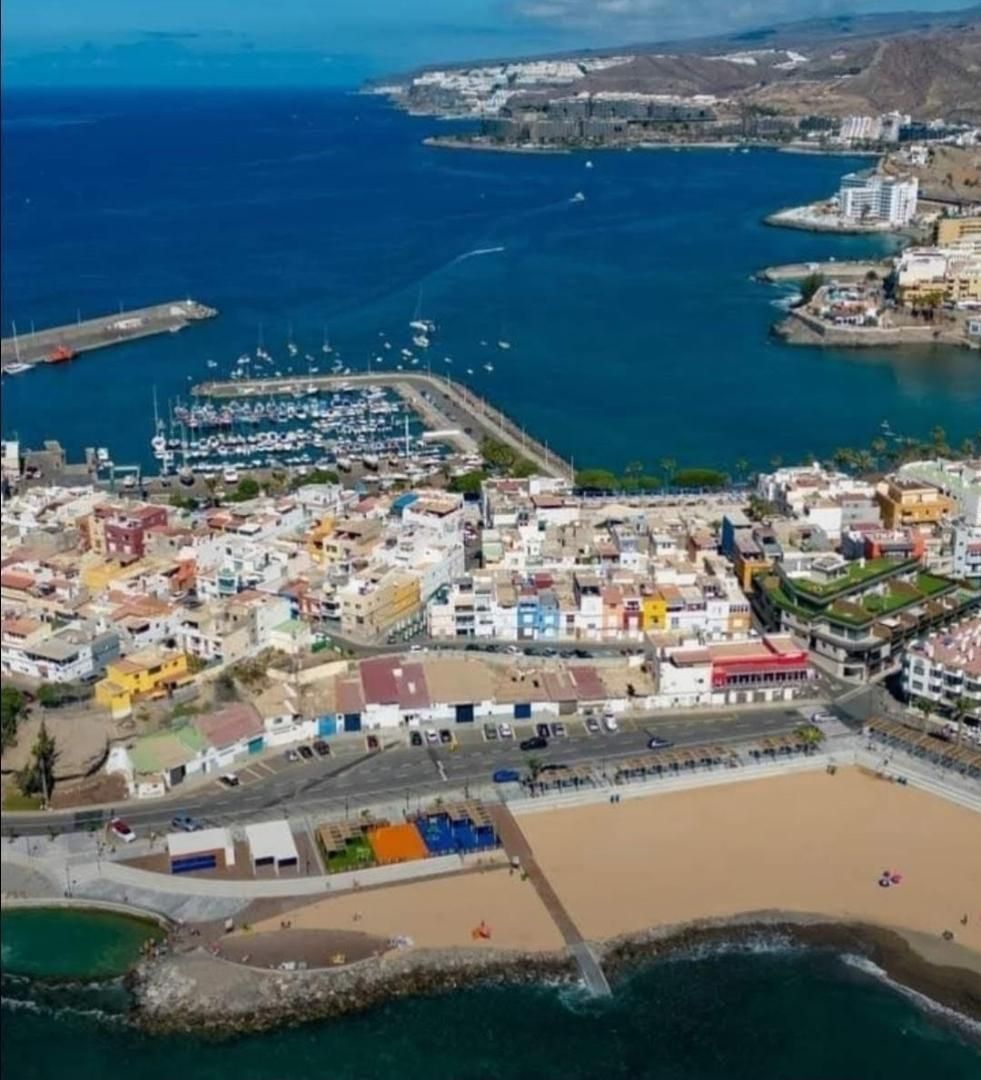 Exterior view of Single-family semi-detached for sale in Mogán  with Terrace, Furnished and Oven