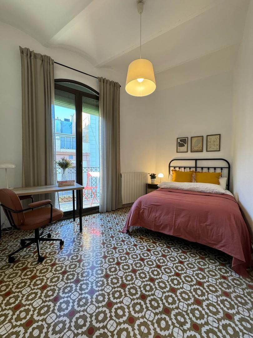Bedroom of Flat to share in  Tarragona Capital  with Heating, Furnished and Oven