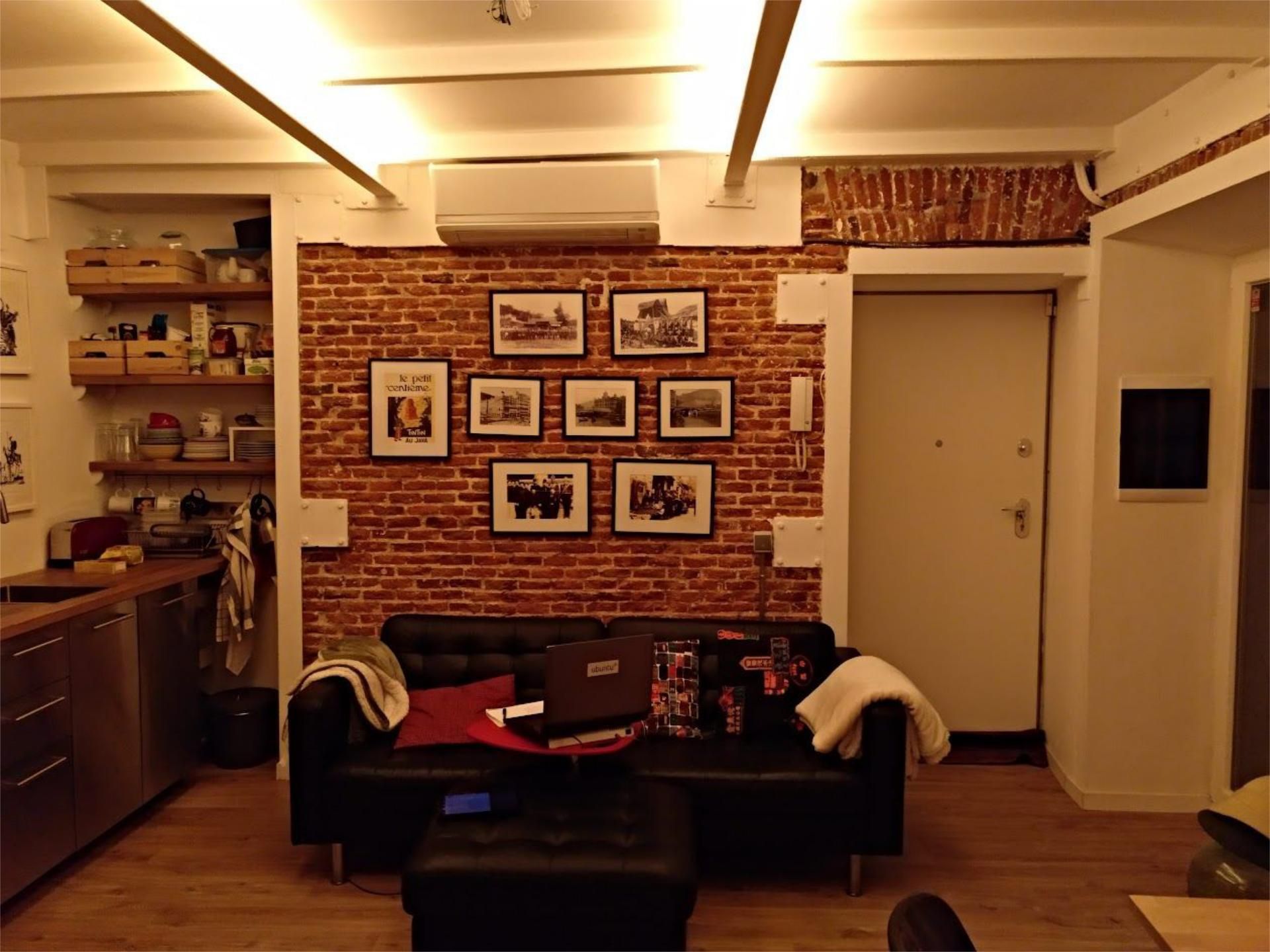 Living room of Flat to rent in  Madrid Capital  with Air Conditioner, Heating and Terrace
