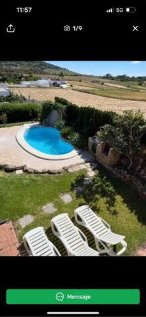 Jardí de Apartament de lloguer en Vejer de la Frontera amb Calefacció, Jardí privat i Terrassa