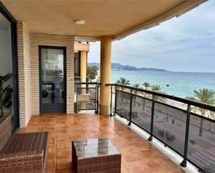 Terrace of Flat to rent in Benicasim / Benicàssim  with Air Conditioner, Heating and Private garden
