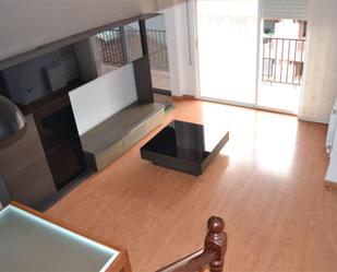 Sala d'estar de Dúplex de lloguer en  Lleida Capital amb Calefacció, Parquet i Balcó