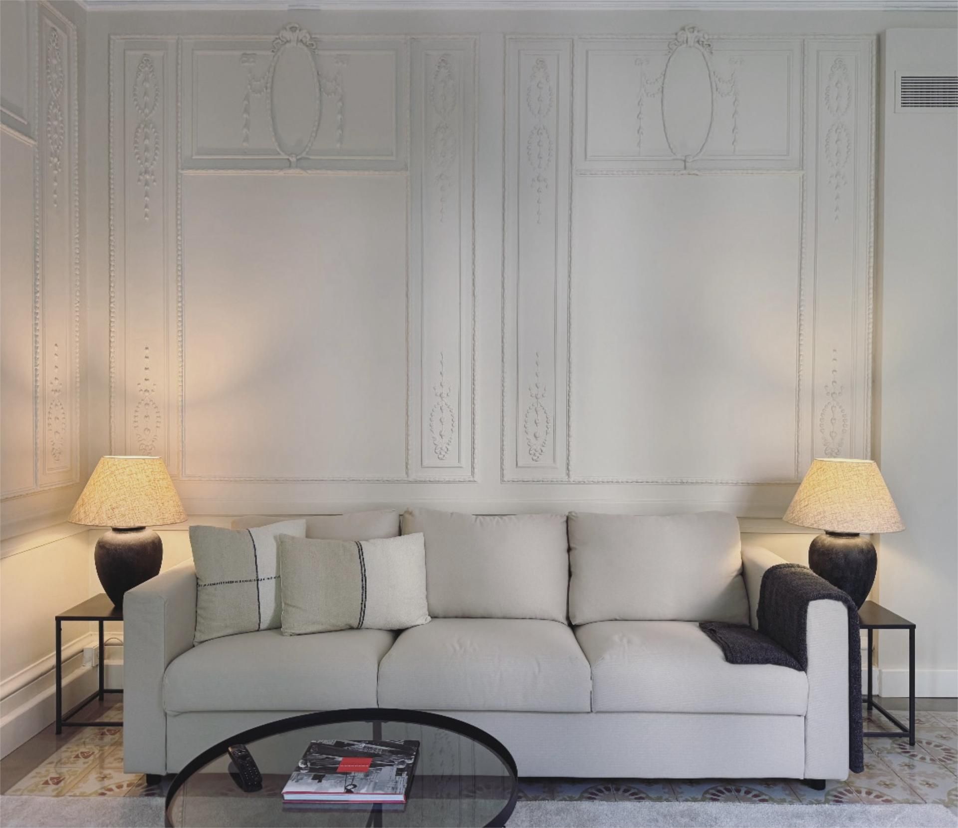 Living room of Flat to rent in  Barcelona Capital  with Air Conditioner and Balcony