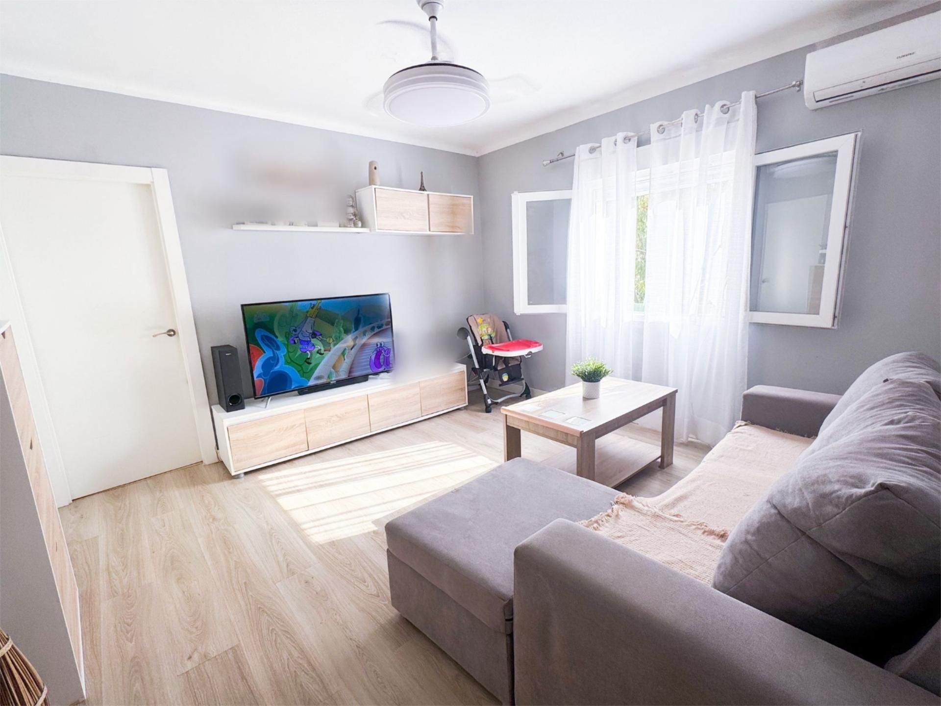 Sala d'estar de Pis en venda en Málaga Capital amb Aire condicionat