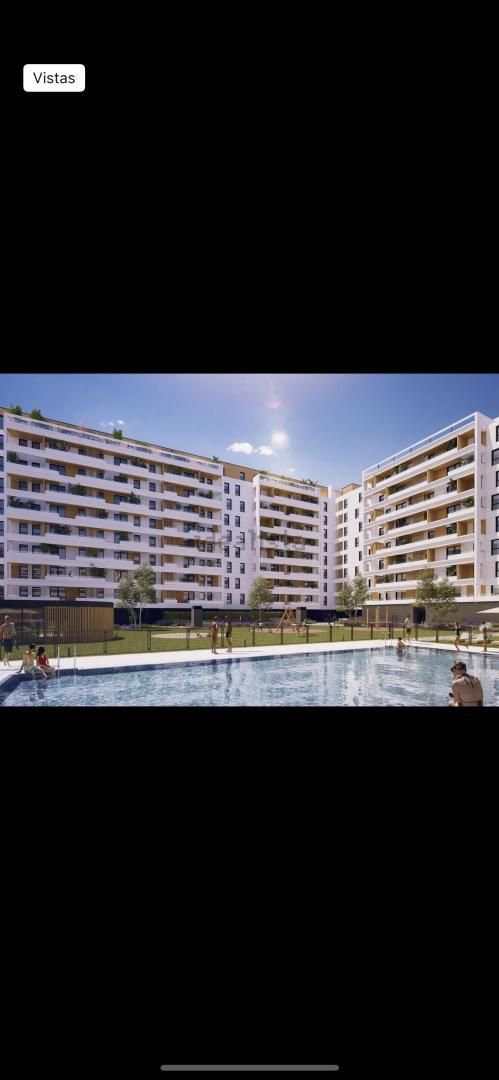 Exterior view of Flat for sale in  Madrid Capital  with Terrace, Swimming Pool and Washing machine