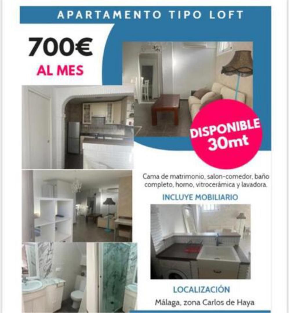 Bedroom of Apartment to rent in Málaga Capital  with Heating and Furnished