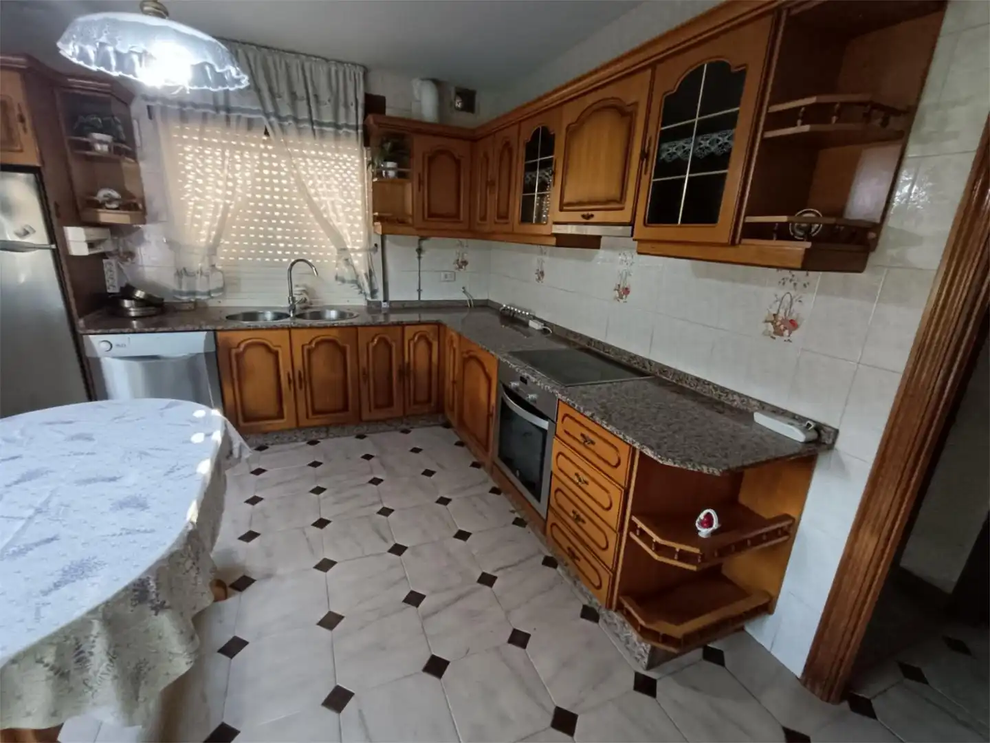 Kitchen of Flat for sale in Begonte  with Terrace and Balcony