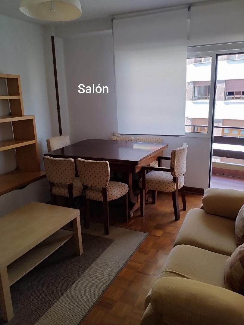 Dining room of Flat for sale in Oviedo   with Heating, Parquet flooring and Terrace