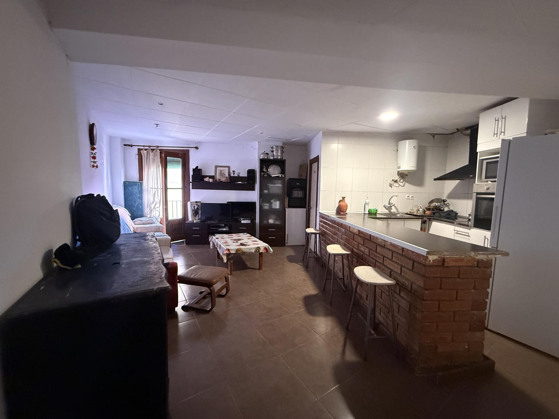 Kitchen of Flat for sale in  Lleida Capital  with Heating, Furnished and Balcony