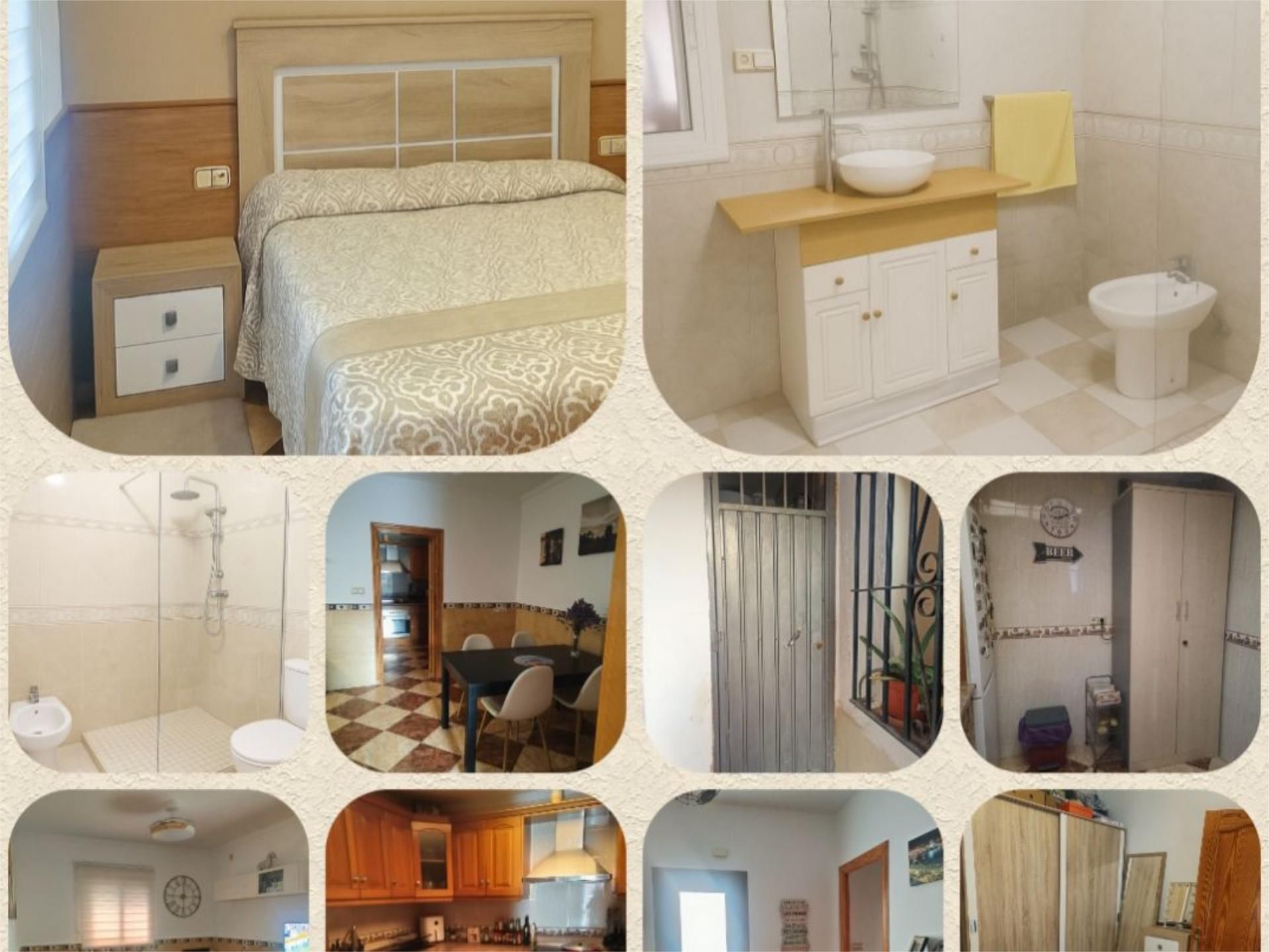 Bedroom of Single-family semi-detached to rent in Málaga Capital  with Air Conditioner, Terrace and Furnished