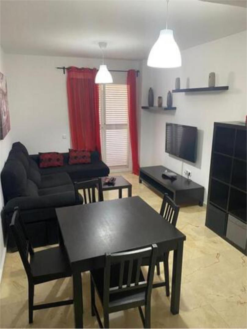 Living room of Flat to rent in Manilva  with Private garden, Terrace and Swimming Pool