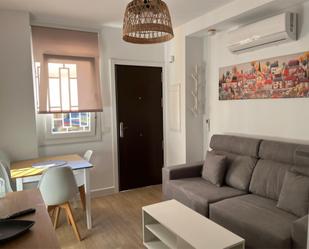 Sala d'estar de Pis de lloguer en Málaga Capital amb Aire condicionat, Calefacció i Moblat