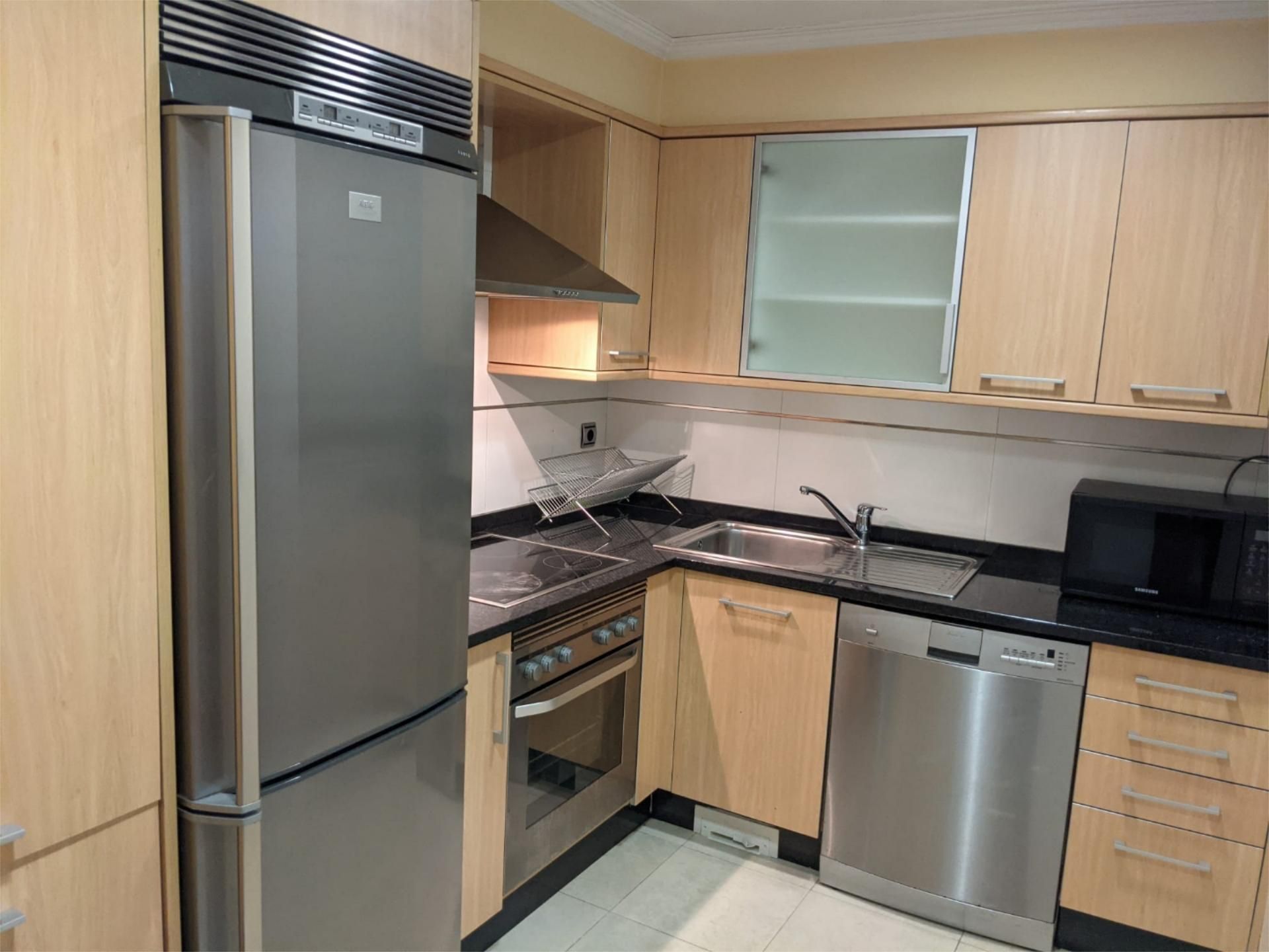 Kitchen of Apartment to rent in A Coruña Capital   with Heating, Parquet flooring and Storage room