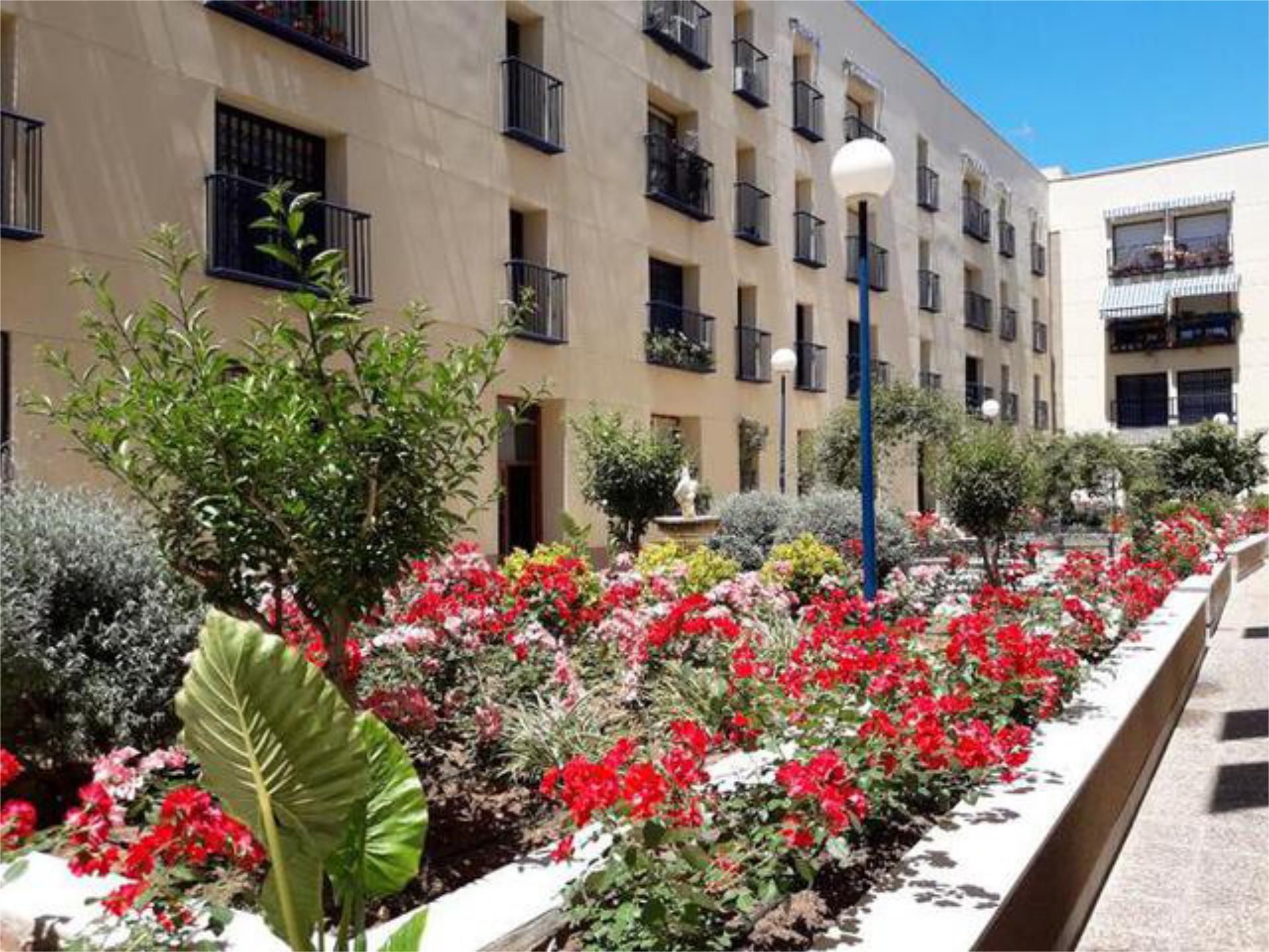 Exterior view of Flat to rent in  Sevilla Capital  with Heating, Private garden and Furnished