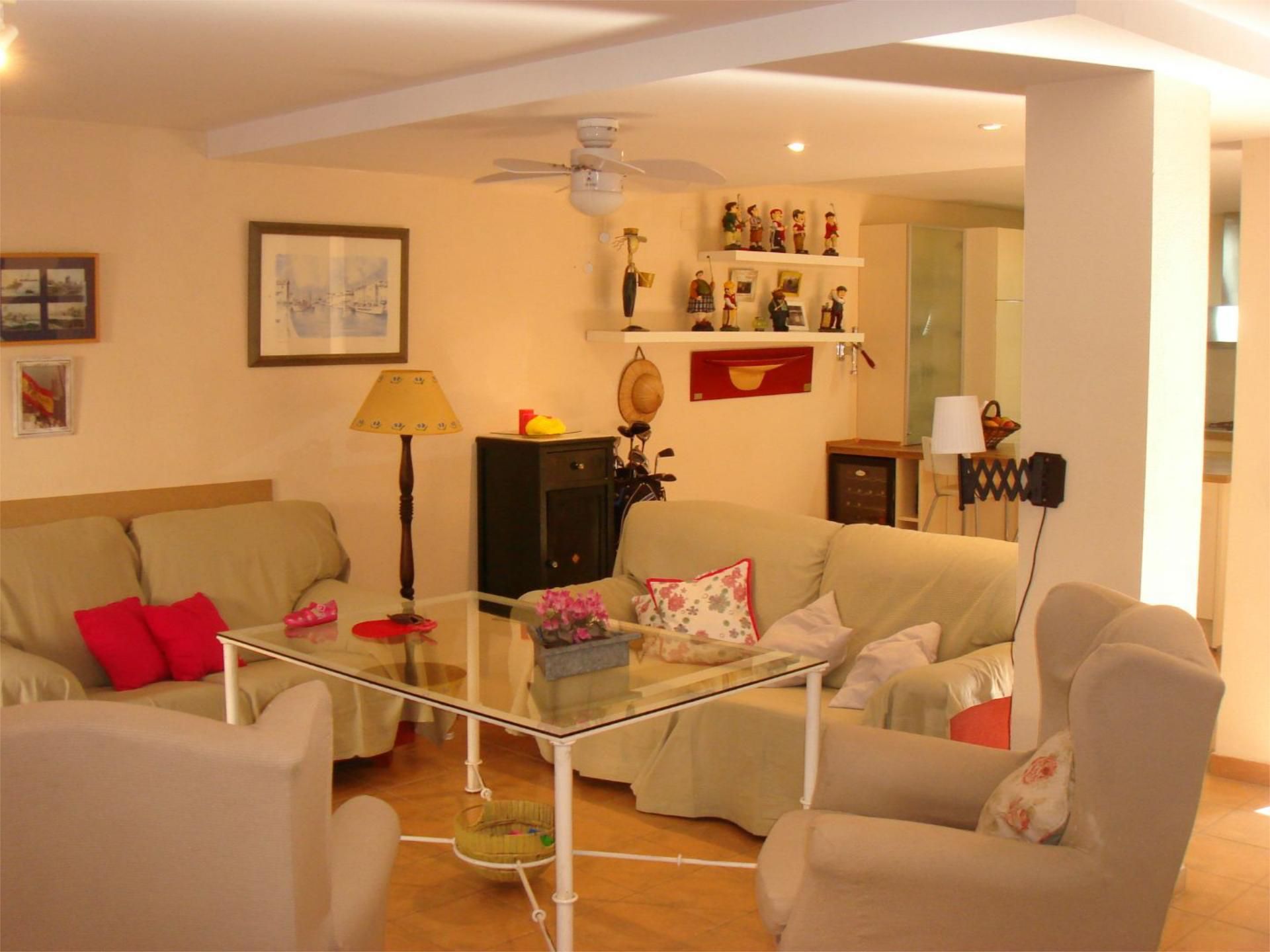 Living room of Single-family semi-detached to rent in El Puerto de Santa María  with Air Conditioner