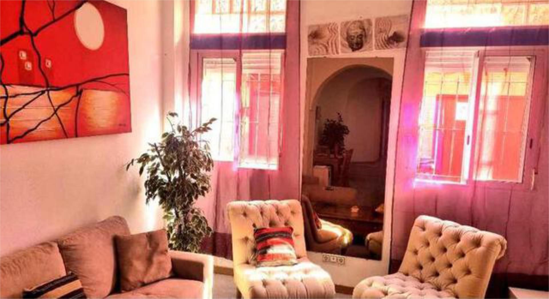 Living room of Flat for sale in  Madrid Capital  with Private garden, Storage room and Swimming Pool