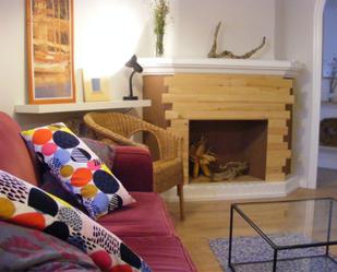 Living room of Flat to rent in El Pont de Suert  with Heating, Parquet flooring and Terrace