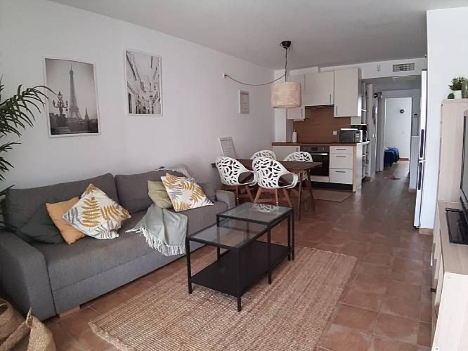 Living room of Flat to rent in Formentera  with Air Conditioner, Heating and Swimming Pool