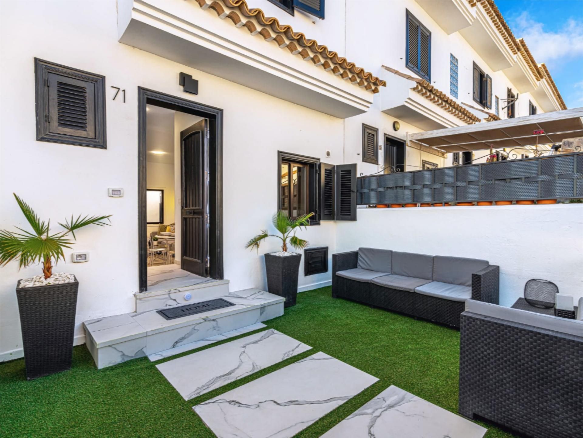 Terrassa de Dúplex en venda en Arona amb Jardí privat, Piscina i Moblat