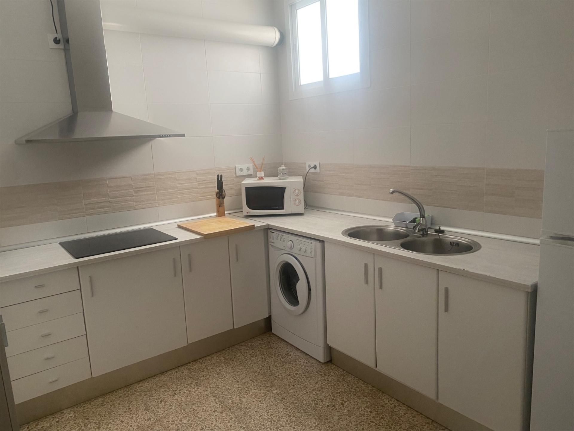 Kitchen of Flat for sale in Alcalá del Río  with Air Conditioner, Terrace and Furnished