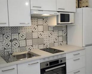 Kitchen of Flat to share in  Pamplona / Iruña  with Heating, Terrace and Furnished