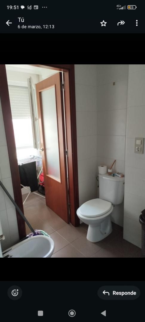 Bathroom of Flat for sale in Gijón   with Heating, Parquet flooring and Storage room