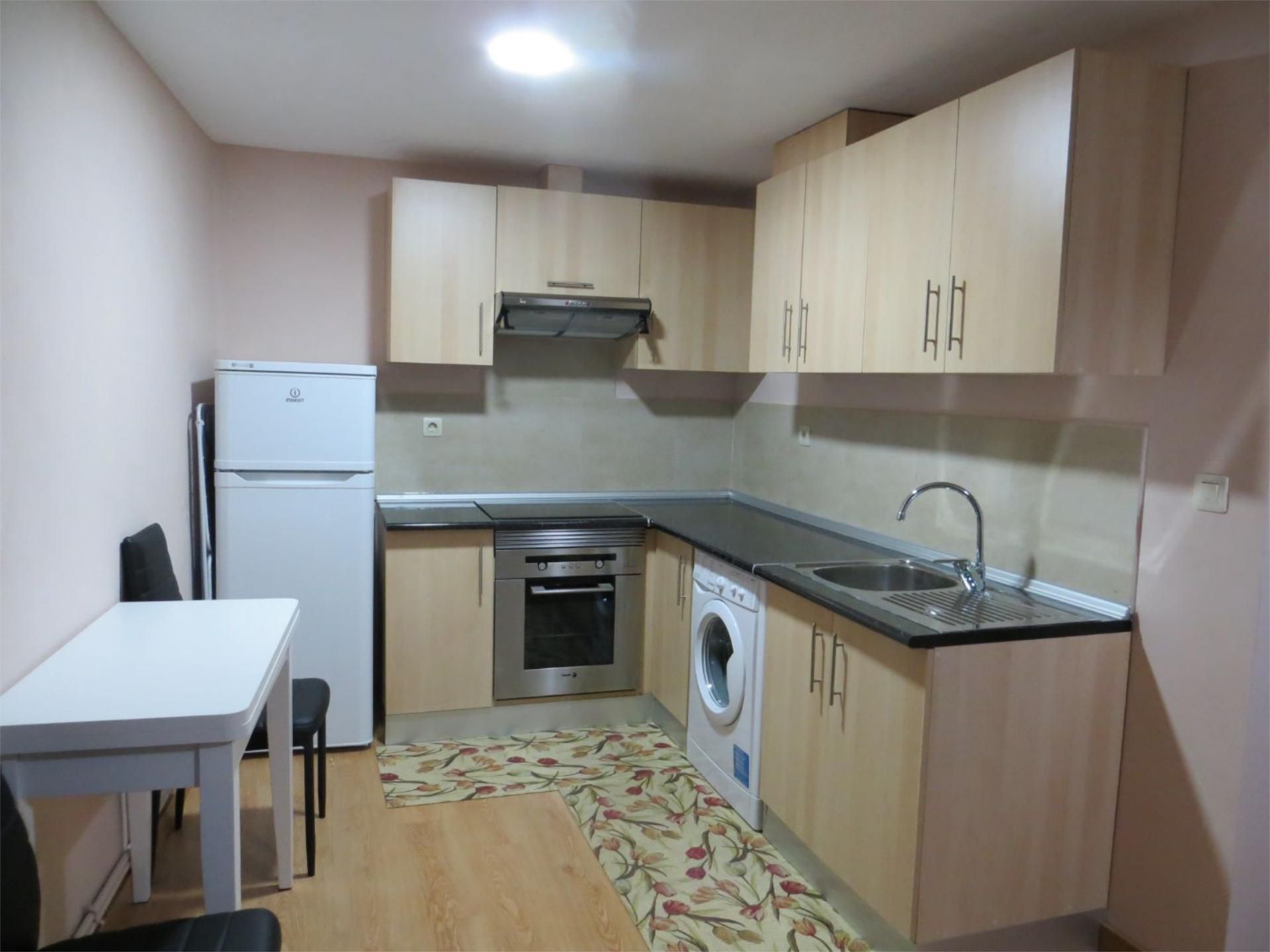 Kitchen of Apartment to rent in Ourense Capital   with Parquet flooring and Furnished