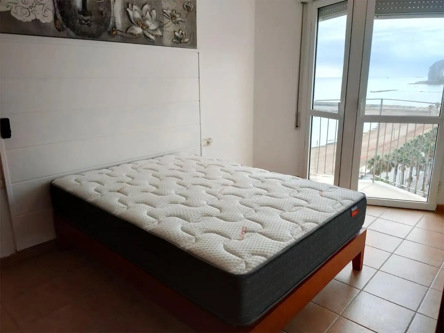 Schlafzimmer von Wohnung zur untervermieten in Barcelona mit Klimaanlage, Heizung und Möbliert