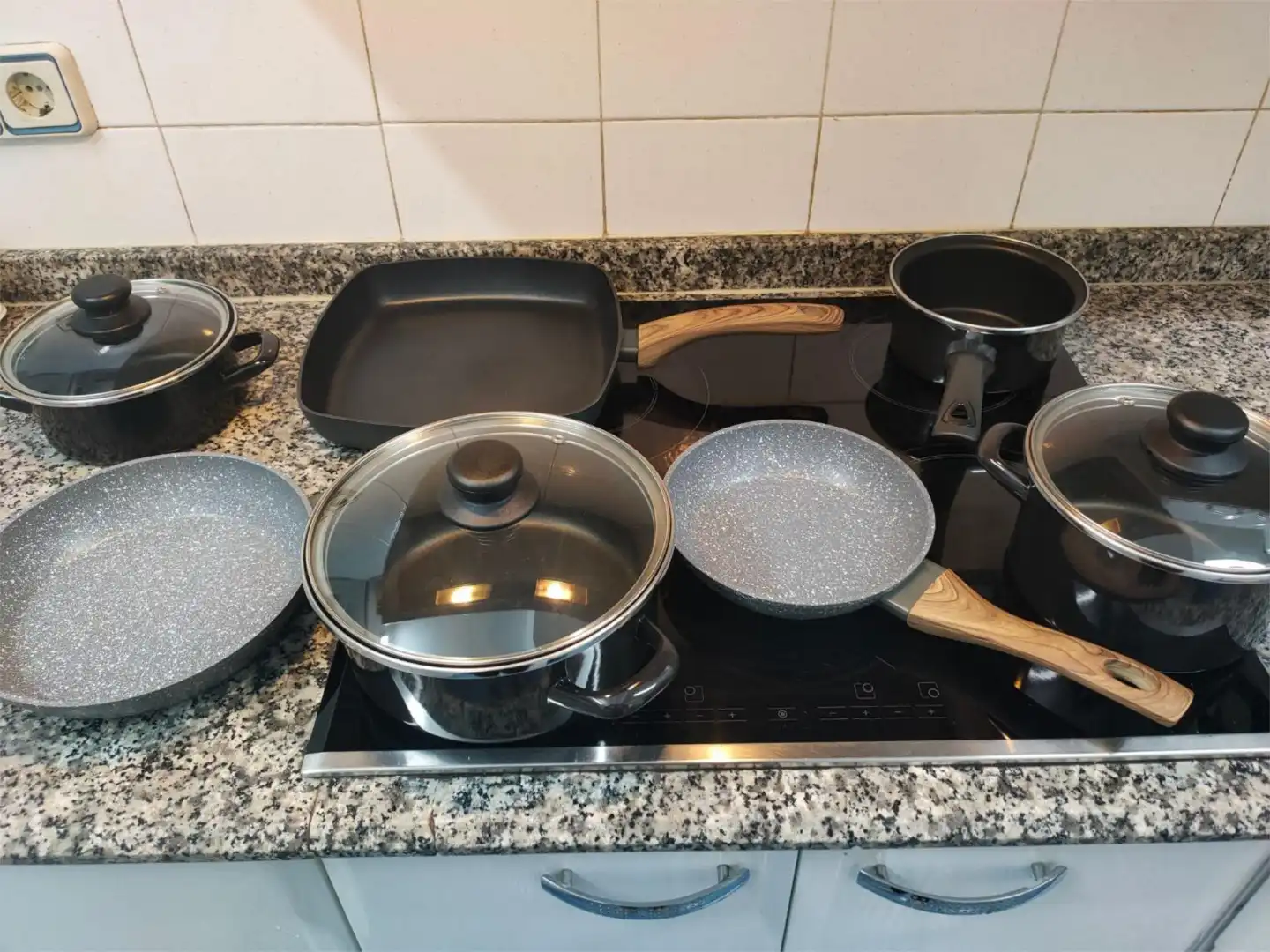 Küche von Wohnung zur untervermieten in Barcelona mit Klimaanlage, Heizung und Möbliert