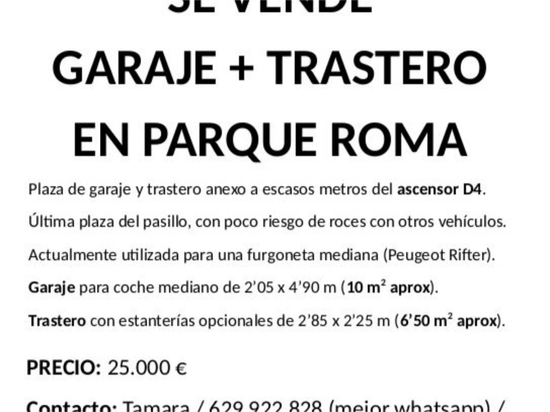 Parking of Box room for sale in  Zaragoza Capital