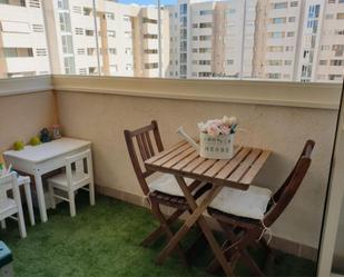 Balcony of Flat for sale in  Madrid Capital  with Air Conditioner, Heating and Private garden