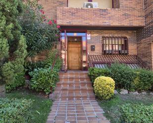 Exterior view of Single-family semi-detached for sale in Majadahonda  with Air Conditioner, Terrace and Balcony
