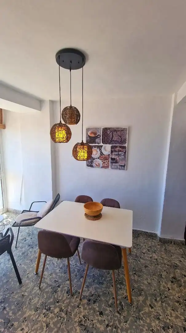 Flat for rent in Carrer Sant Pere, 37, Platja de Vila Joiosa Dining room of Flat for rent in Villajoyosa / La Vila Joiosa