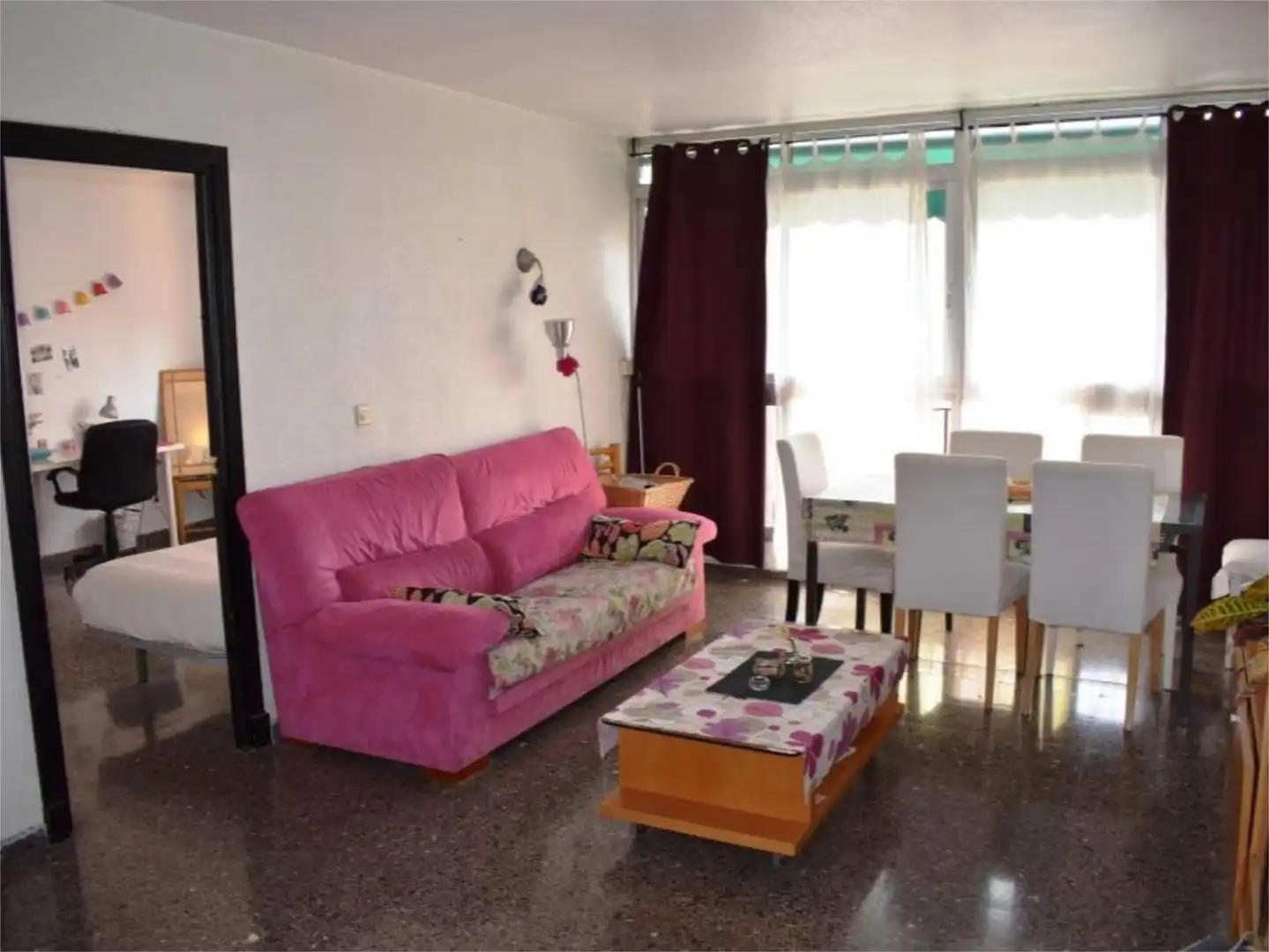 Flat for rent in Ronda de Levante, 17, Vistalegre Living room of Flat for rent in Murcia with Furnished