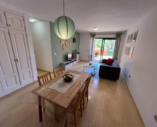 Living room of Flat to rent in Puerto de la Cruz  with Private garden, Terrace and Swimming Pool
