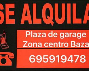 Aparcament de Garatge de lloguer en Baza