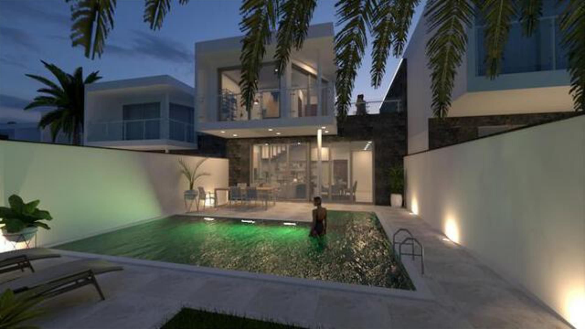 Swimming pool of Single-family semi-detached for sale in La Oliva  with Terrace and Swimming Pool