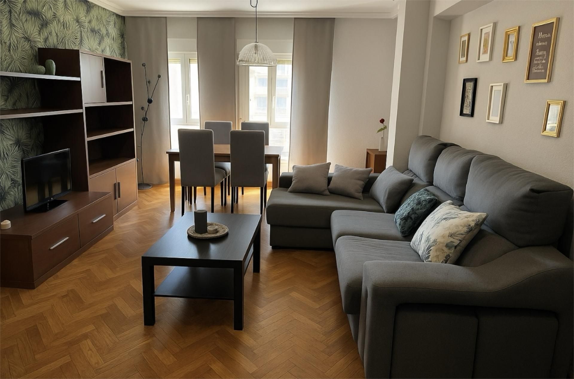 Living room of Flat for sale in  Valencia Capital  with Air Conditioner